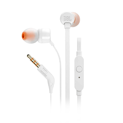 AUDIFONOS JBL TUNE 110 BLANCOS