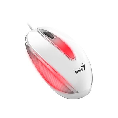 MOUSE GENIUS DX-MINI LED RGB BLANCO