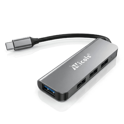 HUB TIPO C A 4 PUERTOS USB 3.0 500202