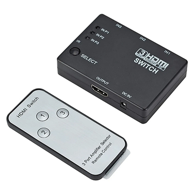 HDMI SWITCH X3 CON CONTROL REMOTO