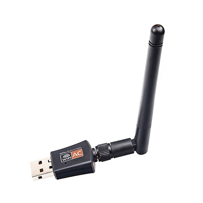 ADAPTADOR DE RED USB WIFI AC600 DOBLE BANDA ANTENA
