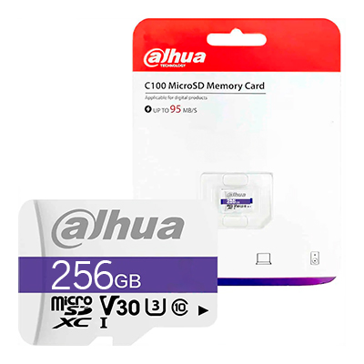 MICRO SD DAHUA 256GB XC V30 C100 CLASE 10