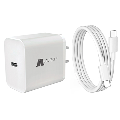 CARGADOR CONVERTIDOR 20W CON CABLE TIPO C JALTECH JAL-C02