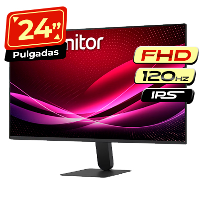 MONITOR LG 24 24U411A-B 120HZ FHD HDMI - VGA