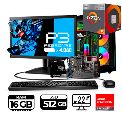 COMPUTADOR GAMER JANUS V900 XTREME RYZEN 5