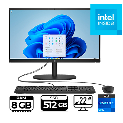 COMPUTADOR TODO EN UNO HP 22-DG0205LA N100