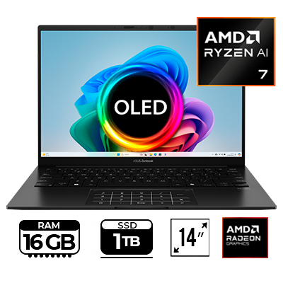 PORTATIL ASUS ZENBOOK 14 UM3406KA-QD227 RYZEN AI 7