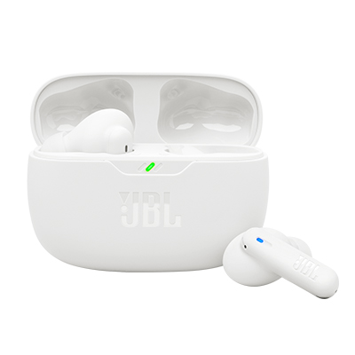AUDIFONOS BLUETOOTH JBL WAVE BEAM 2 BLANCOS