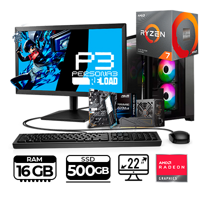COMPUTADOR GAMER POWER GROUP R57162SK-P RYZEN 7