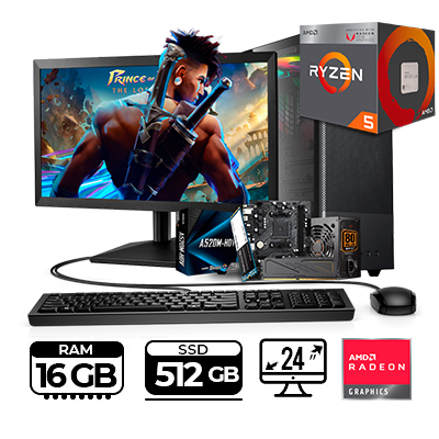 COMPUTADOR GAMER JANUS AXON XTREME RYZEN 5