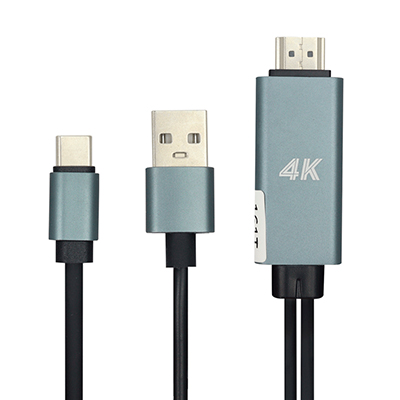 CABLE OTG TIPO C A HDMI 4K  JALTECH JAL-HTC-02