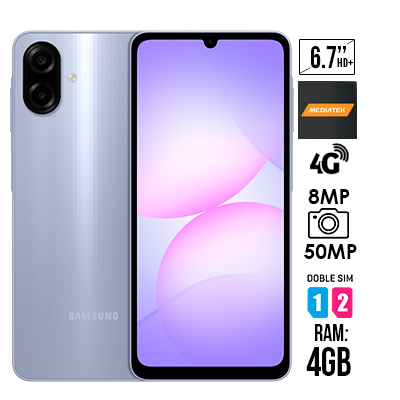 CELULAR SAMSUNG GALAXY A07 MORADO CLARO 128GB