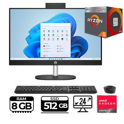 COMPUTADOR TODO EN UNO HP 24-CR0253LA RYZEN 5