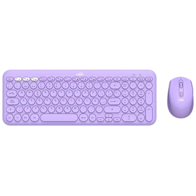 TECLADO + MOUSE INALAMBRICO KALLEY K-CIM MORADO MATE
