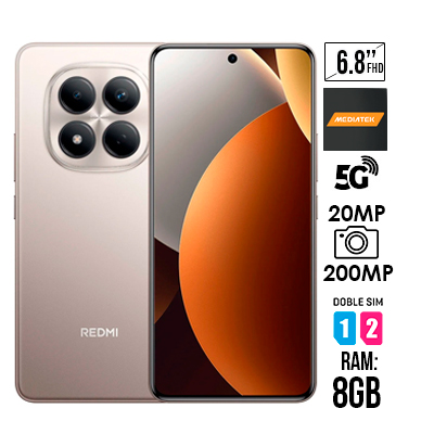 CELULAR XIAOMI REDMI NOTE 15 PRO 5G TITANIUM 256GB