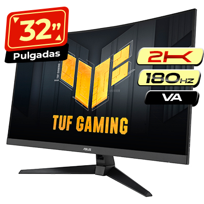 MONITOR ASUS GAMING 32 VG32WQ3B CURVO 2K HDMI - DISPLAY PORT VA