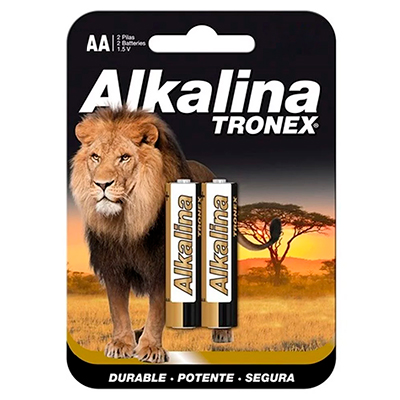 BATERIA AA ALKALINA TRONEX X2
